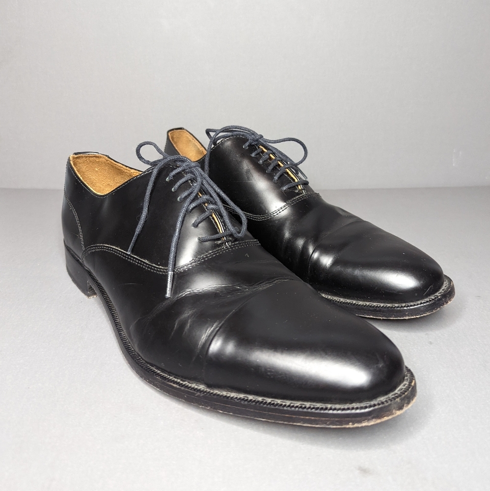 Mr. B's Gentleman's Boutique For Aldo Black Leather Oxfords